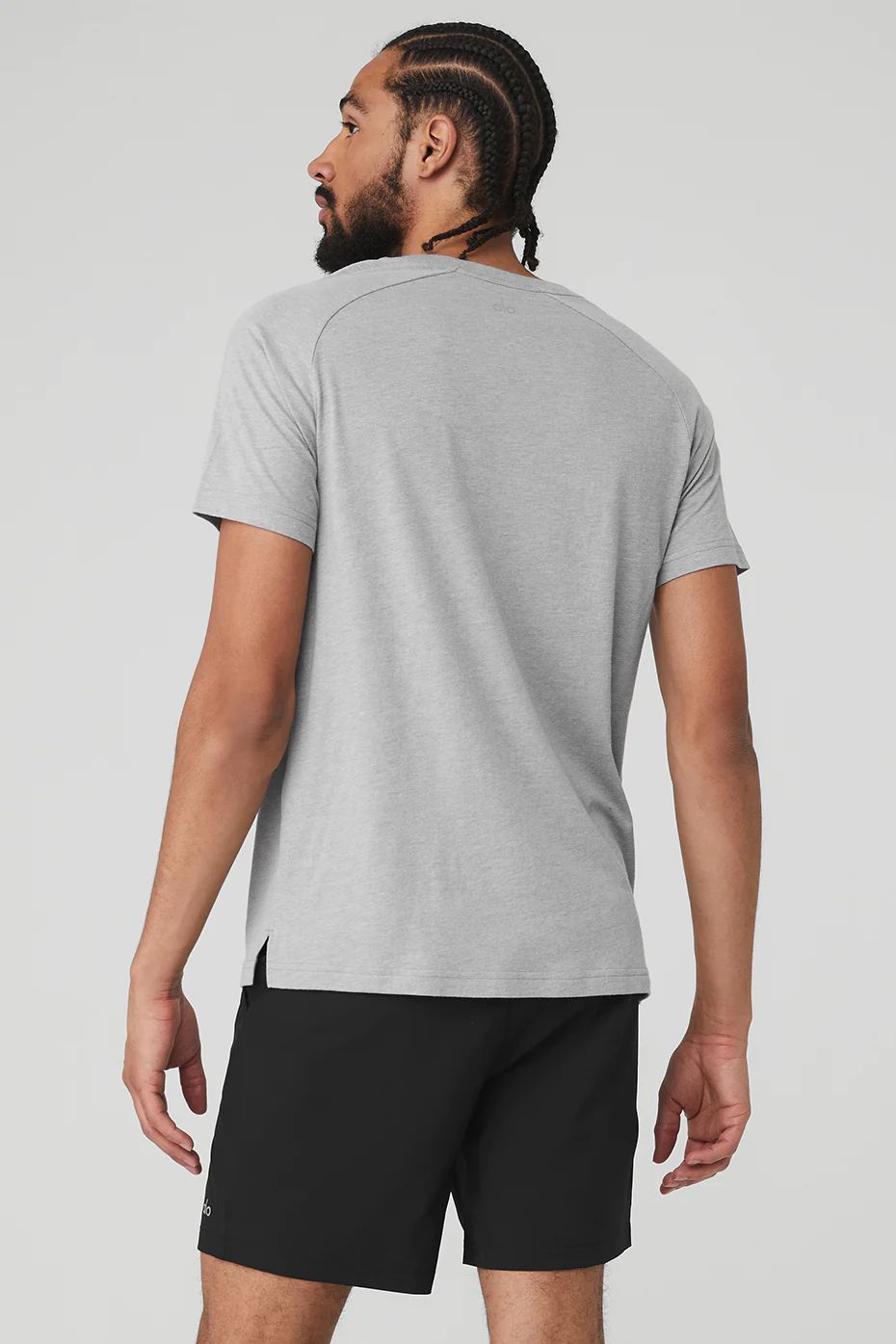 Grey Men's Alo Yoga Triumph Crew Neck Tee (2 Pack) Short Sleeve | TKI-809645