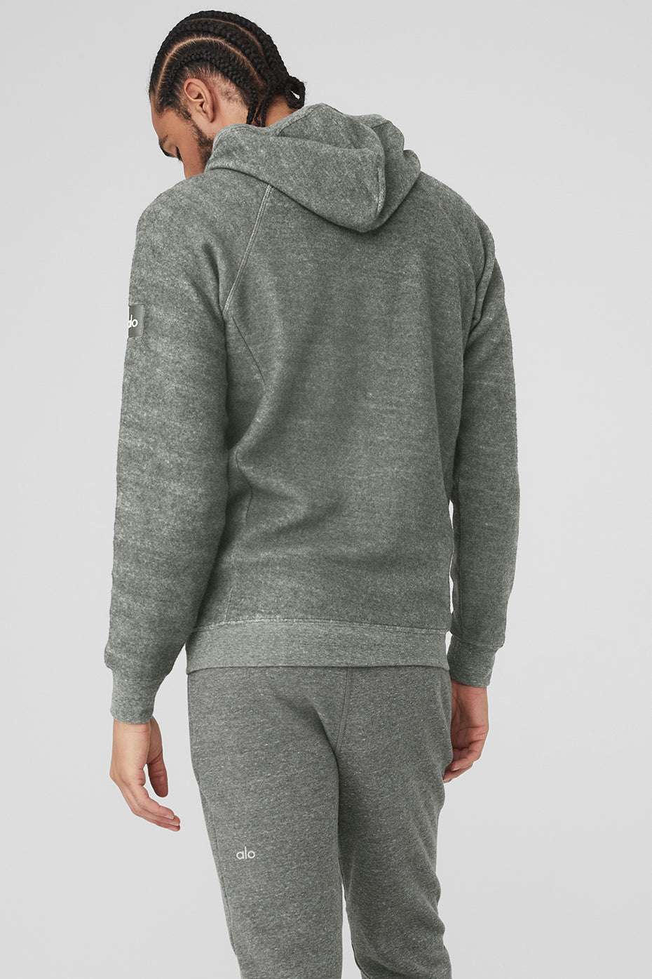 Grey Men's Alo Yoga Triumph Hoodie | UZF-410758