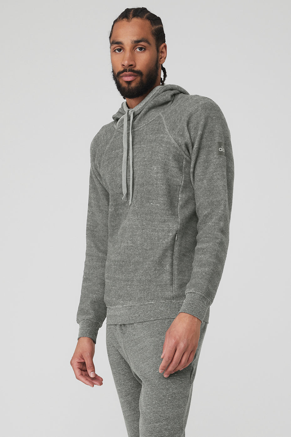 Grey Men\'s Alo Yoga Triumph Hoodie | UZF-410758