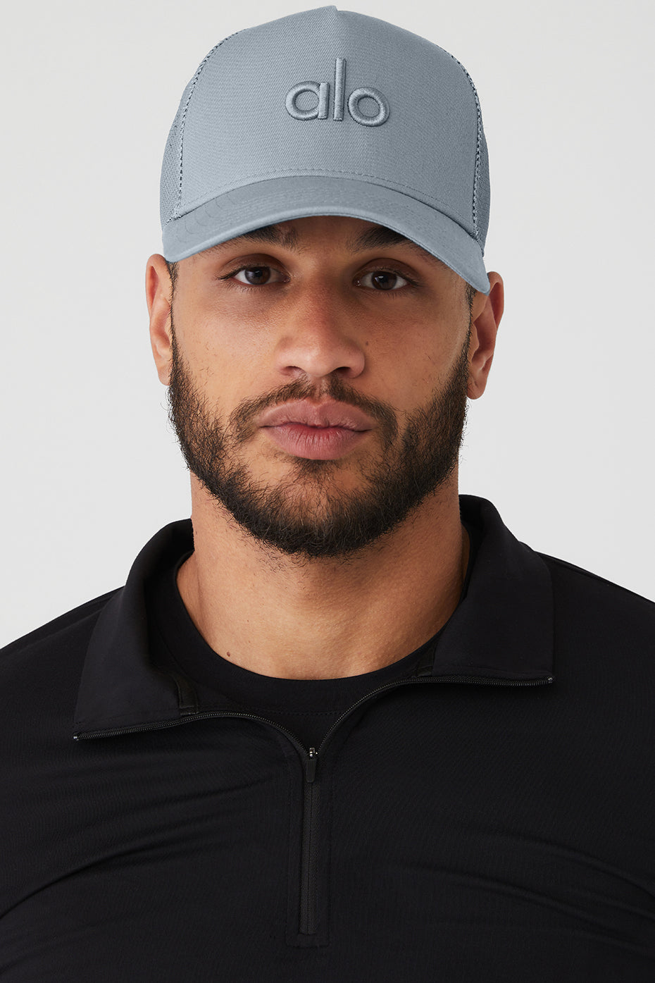 Grey Unisex Alo Yoga District Trucker Hats | XVY-385146