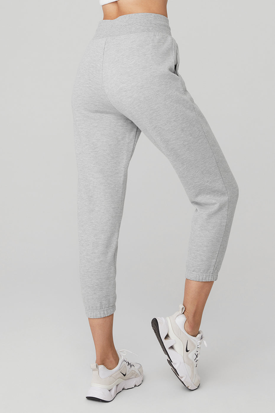 Grey Women's Alo Yoga 7/8 Easy Sweatpants | BCJ-915270