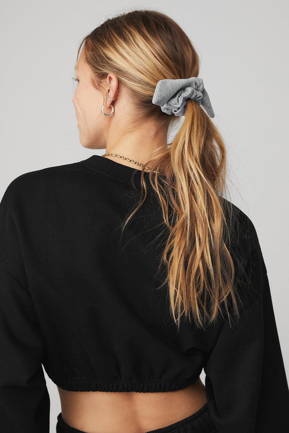 Grey Women's Alo Yoga Alosoft Rhythm Scrunchie Hair Accessories | GXL-462357