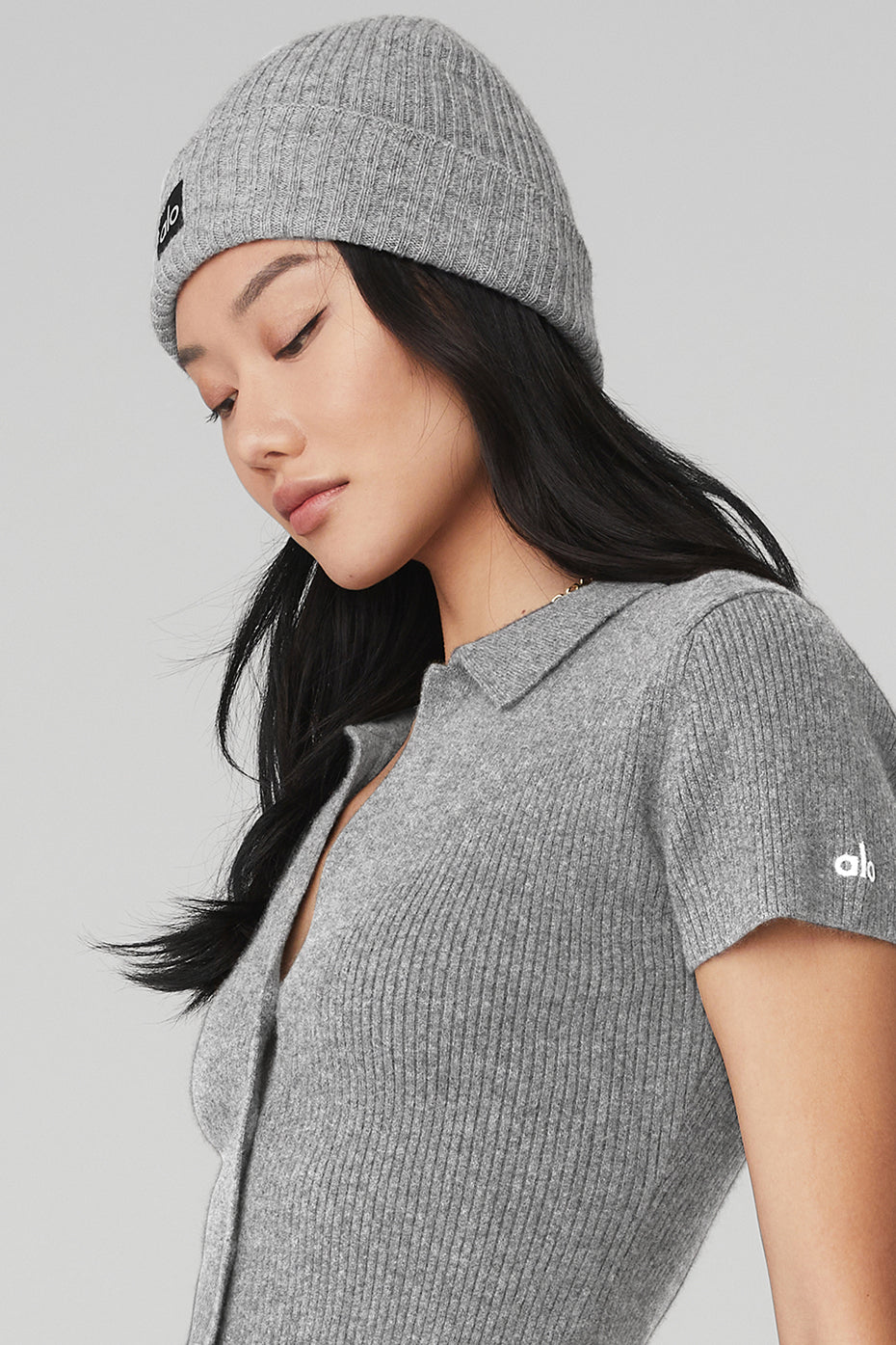 Grey Women's Alo Yoga Cashmere Hats | UAP-058963