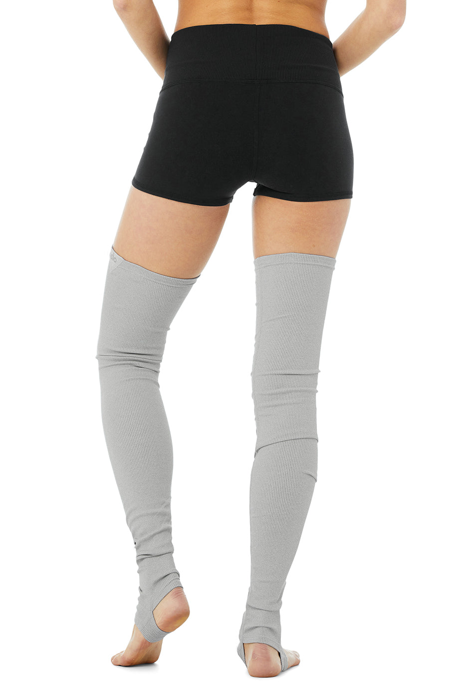 Grey Women's Alo Yoga Goddess Leg Warmer Socks | HOE-951827