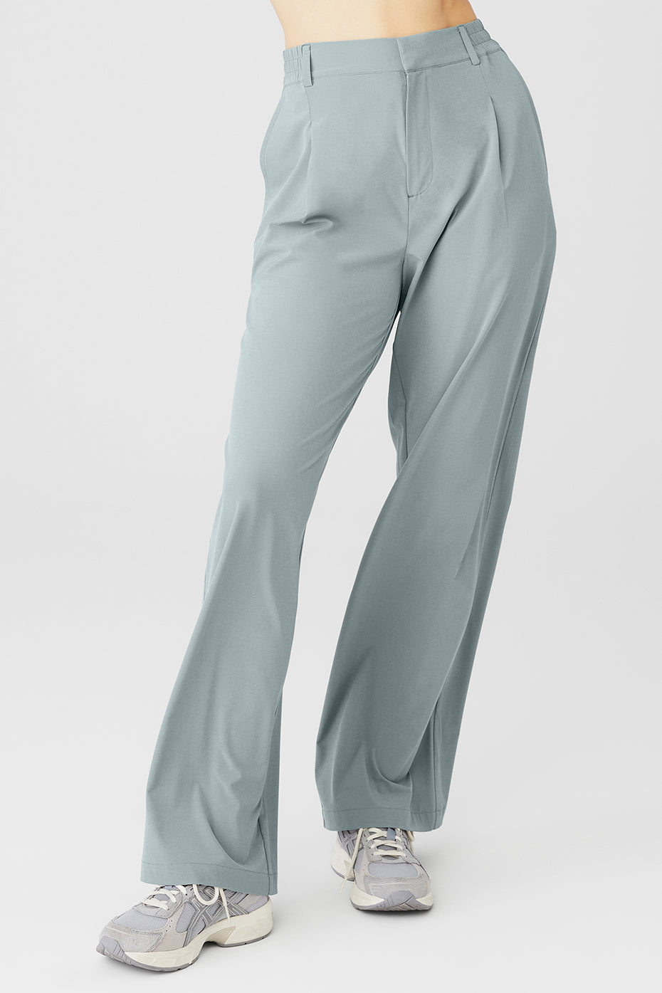 Grey Women's Alo Yoga High-Waist Pursuit Trousers | SOI-209351