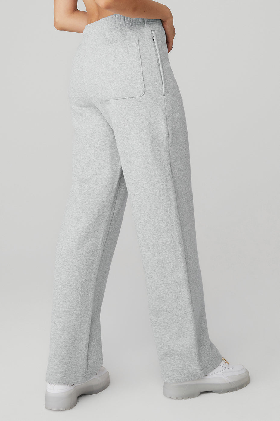 Grey Women's Alo Yoga Renown Heavy Weight Sweatpants | BNE-859710