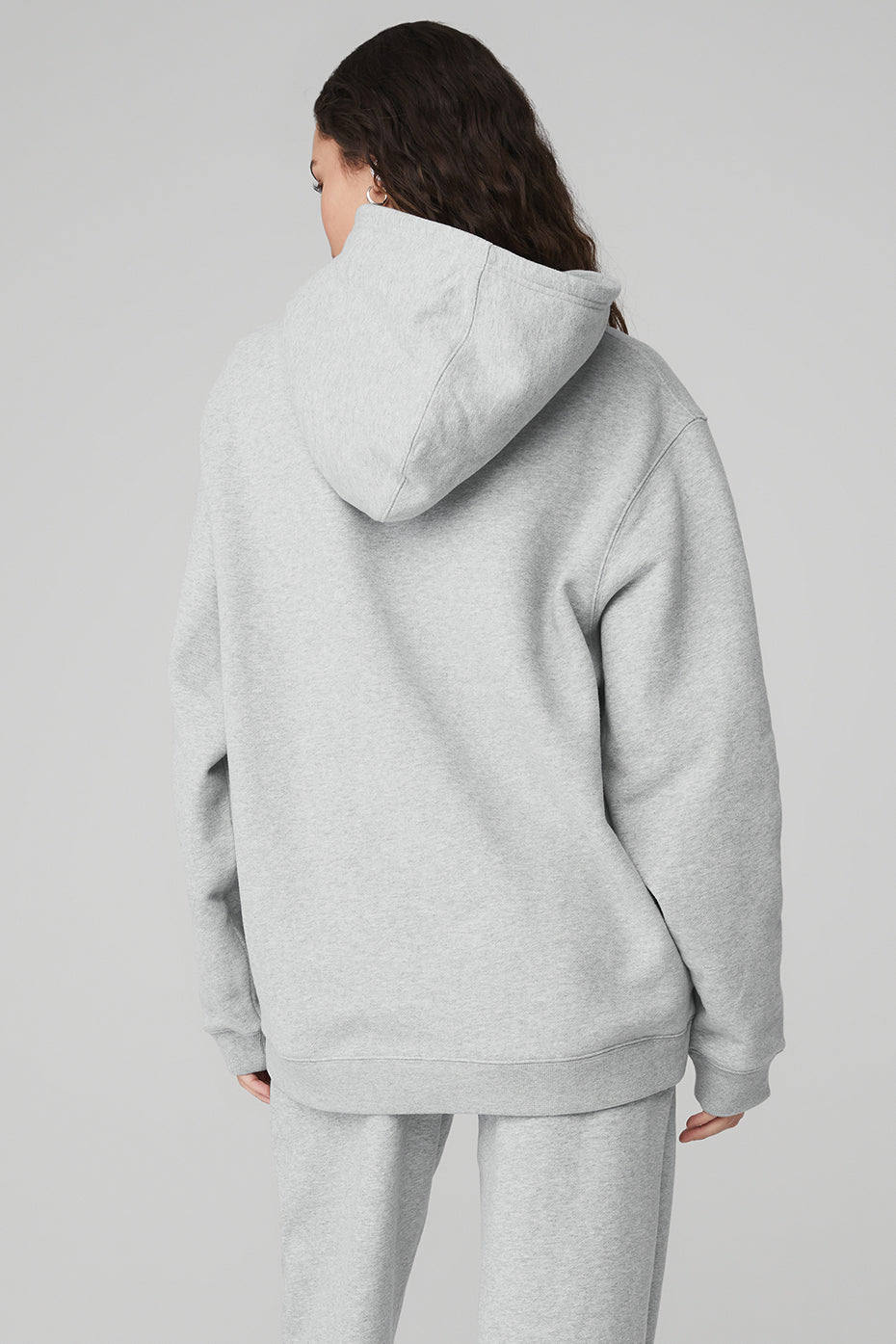 Grey Women's Alo Yoga Renown Heavy Weight Hoodie | FMQ-340981