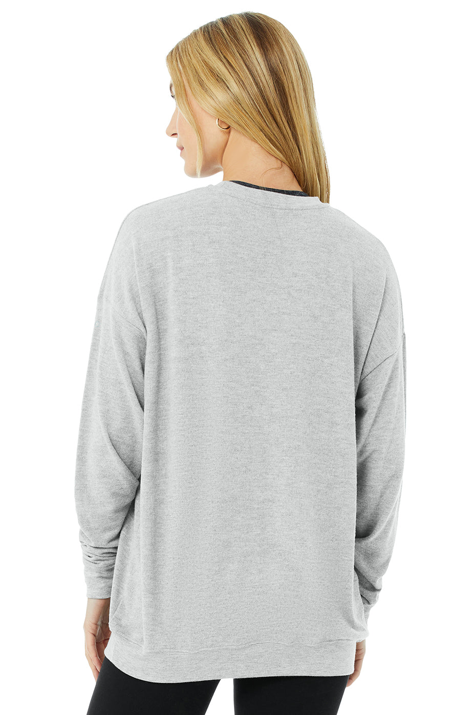 Grey Women's Alo Yoga Soho Pullover Long Sleeve | COW-418057