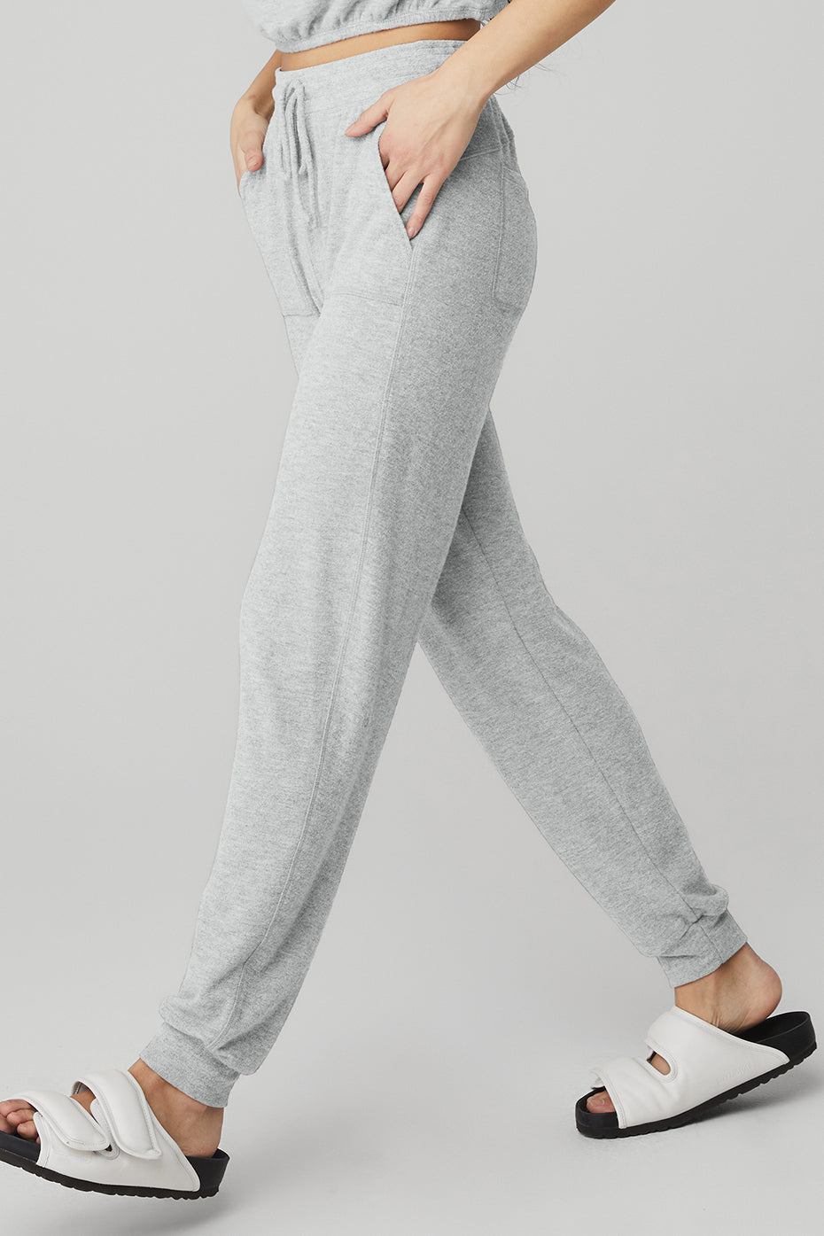 Grey Women's Alo Yoga Soho Sweatpants | OEY-621934