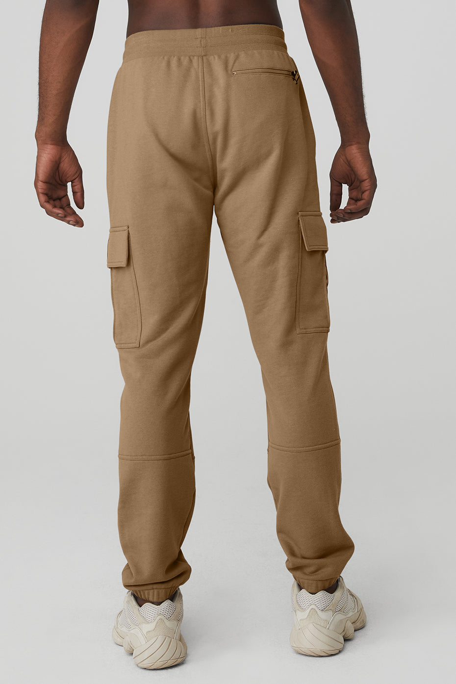 Khaki Men's Alo Yoga Highline Cargo Sweatpants | VXS-891627