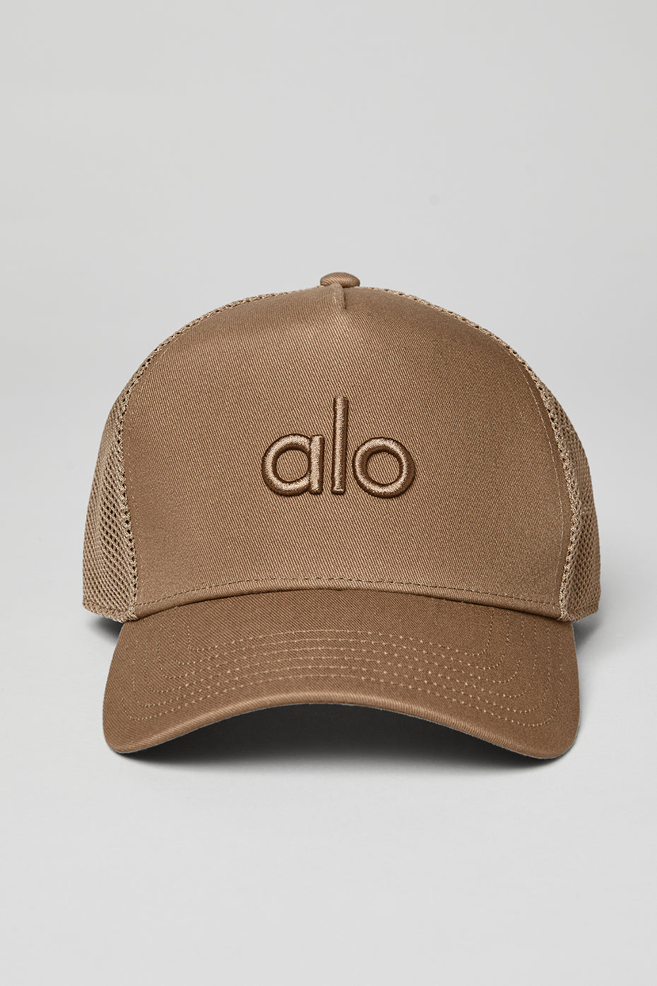 Khaki Unisex Alo Yoga District Trucker Hats | EFK-279380