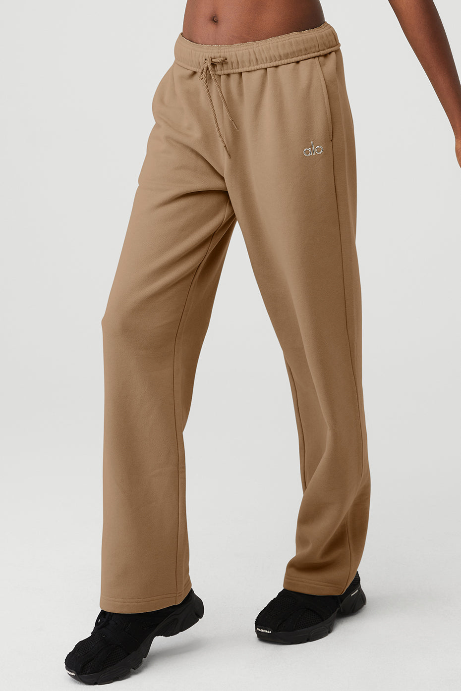 Light Brown Women's Alo Yoga Accolade Straight Leg Sweatpants | ARN-316928