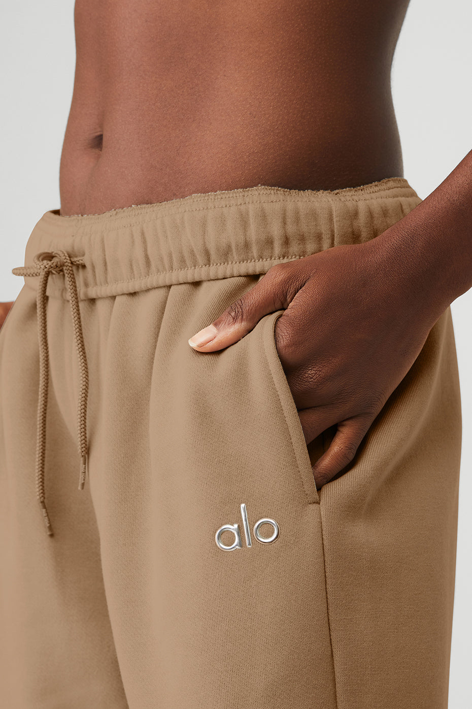 Light Brown Women's Alo Yoga Accolade Straight Leg Sweatpants | ARN-316928