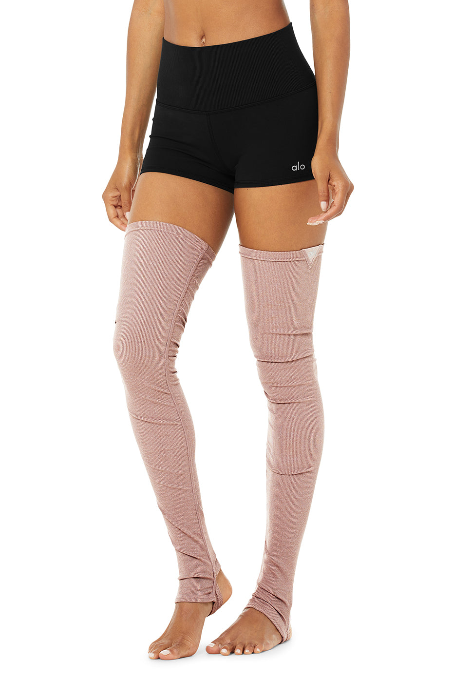 Light Purple Women's Alo Yoga Goddess Leg Warmers Socks | ZYK-205967