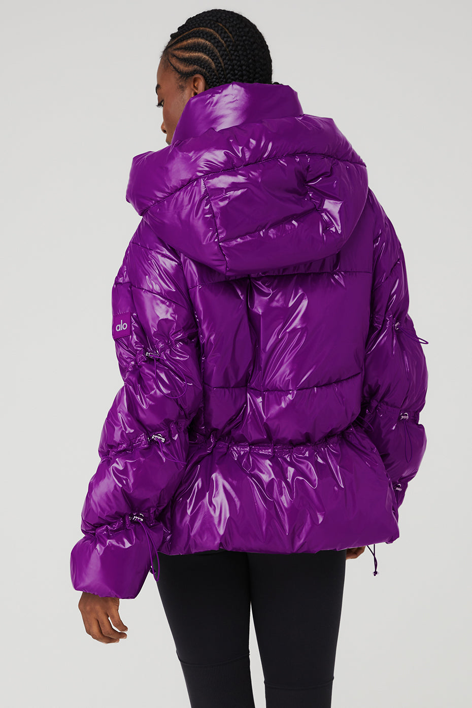 Light Purple Women's Alo Yoga Stunner Puffer Jackets | TXZ-270351