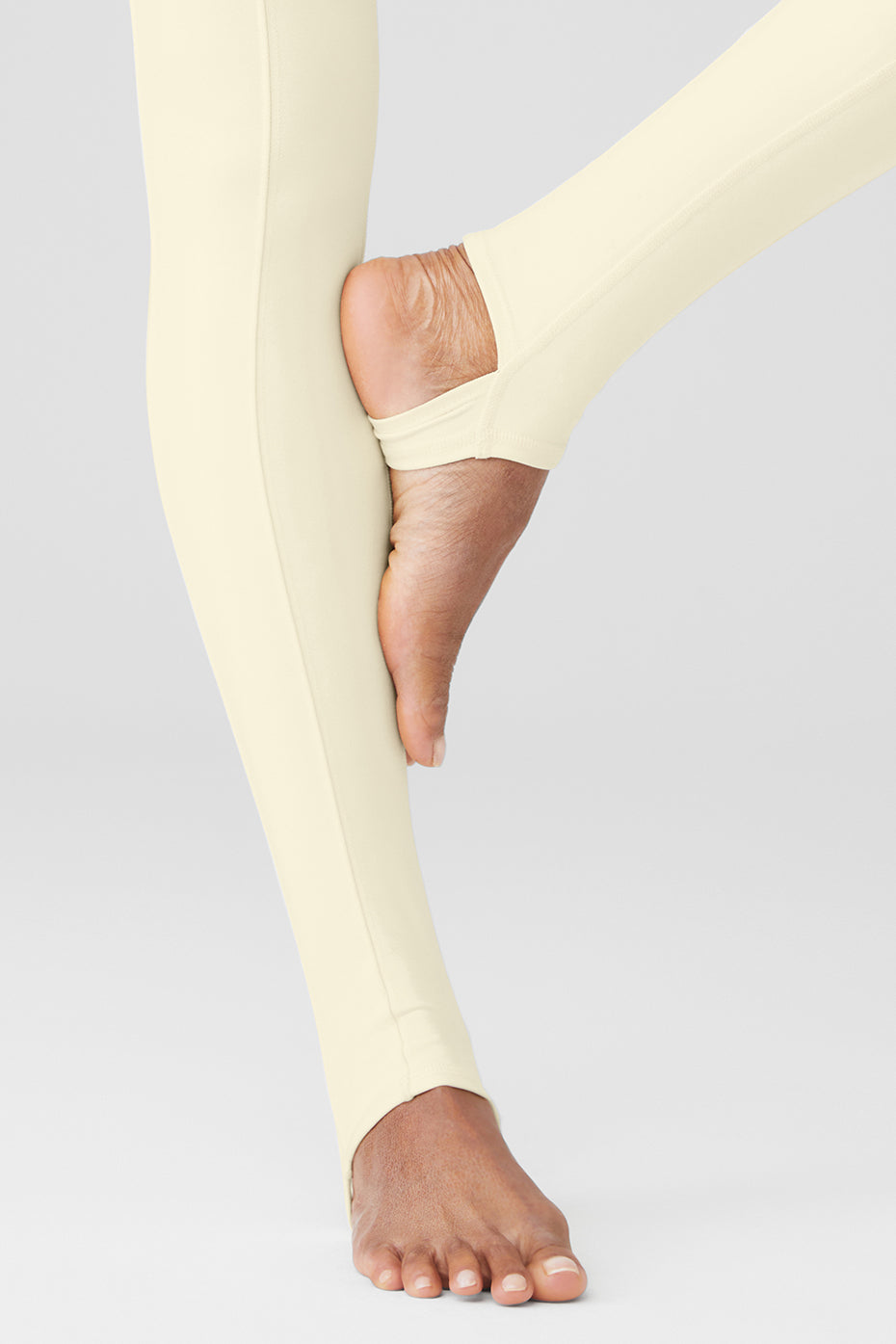 Light Yellow Women's Alo Yoga Airbrush High-Waist Enso Leggings | WLM-705421