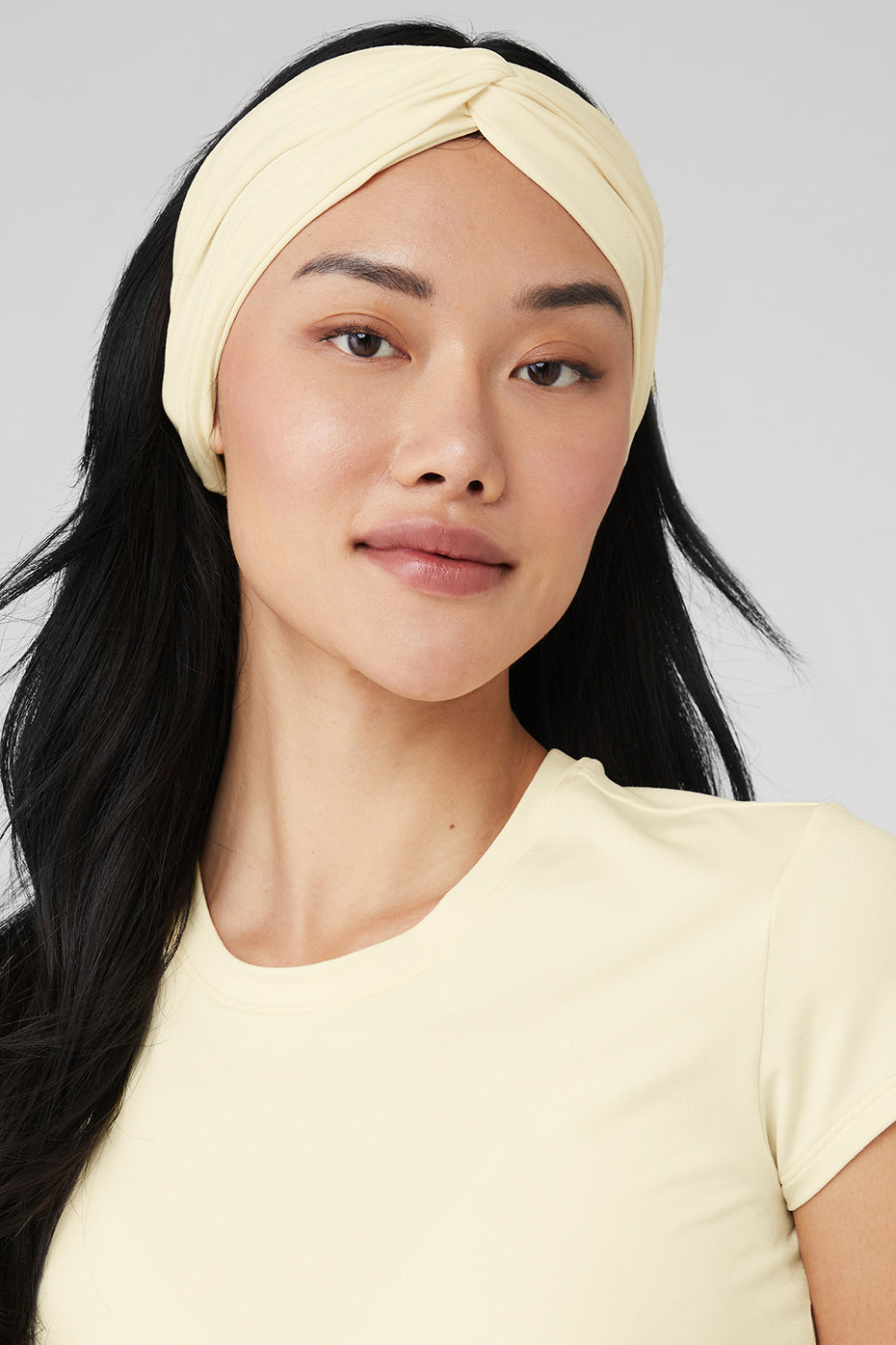 Light Yellow Women's Alo Yoga Alosoft Headband Hair Accessories | BCF-059271