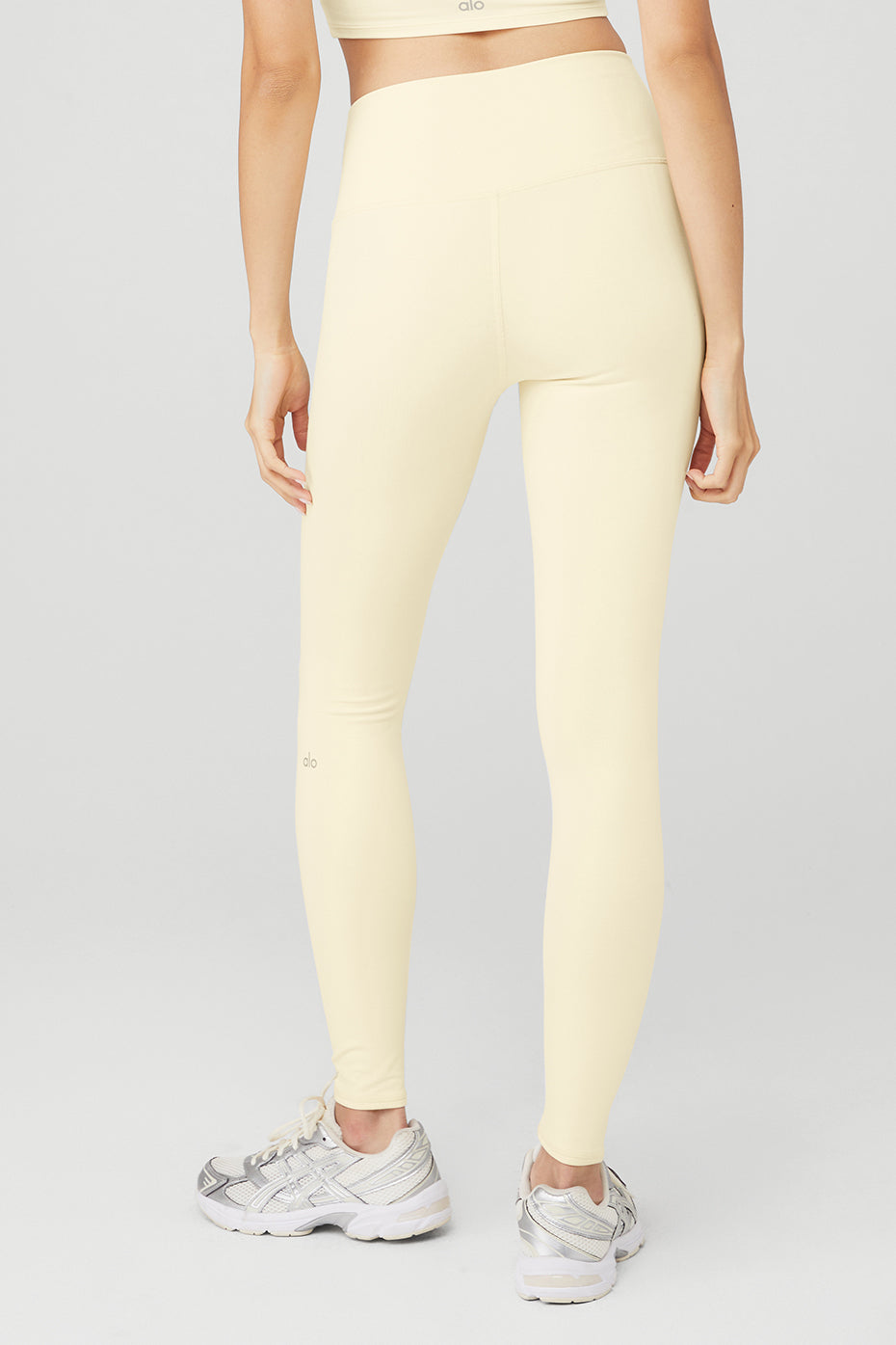 Light Yellow Women's Alo Yoga High-Waist Airbrush Leggings | YMC-260793