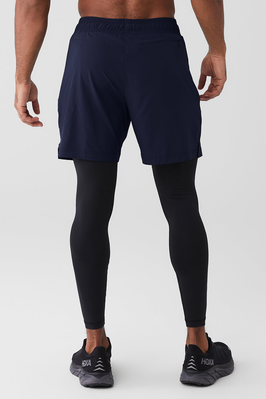 Navy / Black Men's Alo Yoga Stability 2 In 1 Pants | YUE-902845