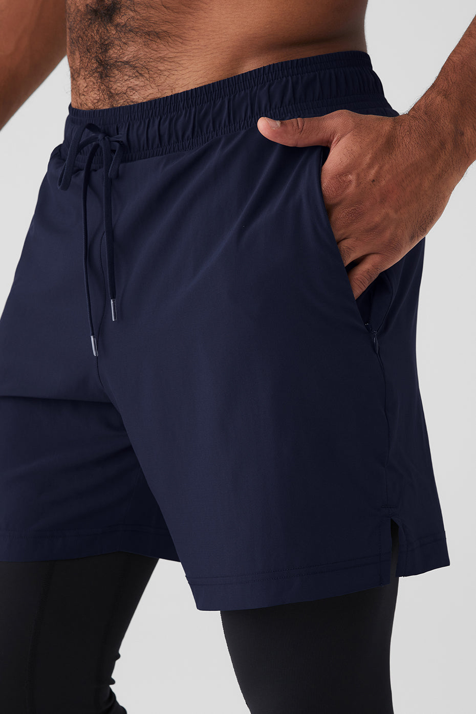 Navy / Black Men's Alo Yoga Stability 2 In 1 Pants | YUE-902845