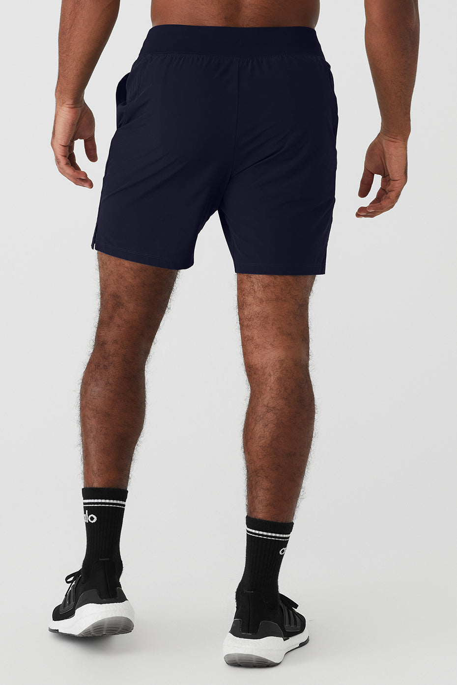 Navy Men's Alo Yoga 7'' Repetition Shorts | CTR-143970