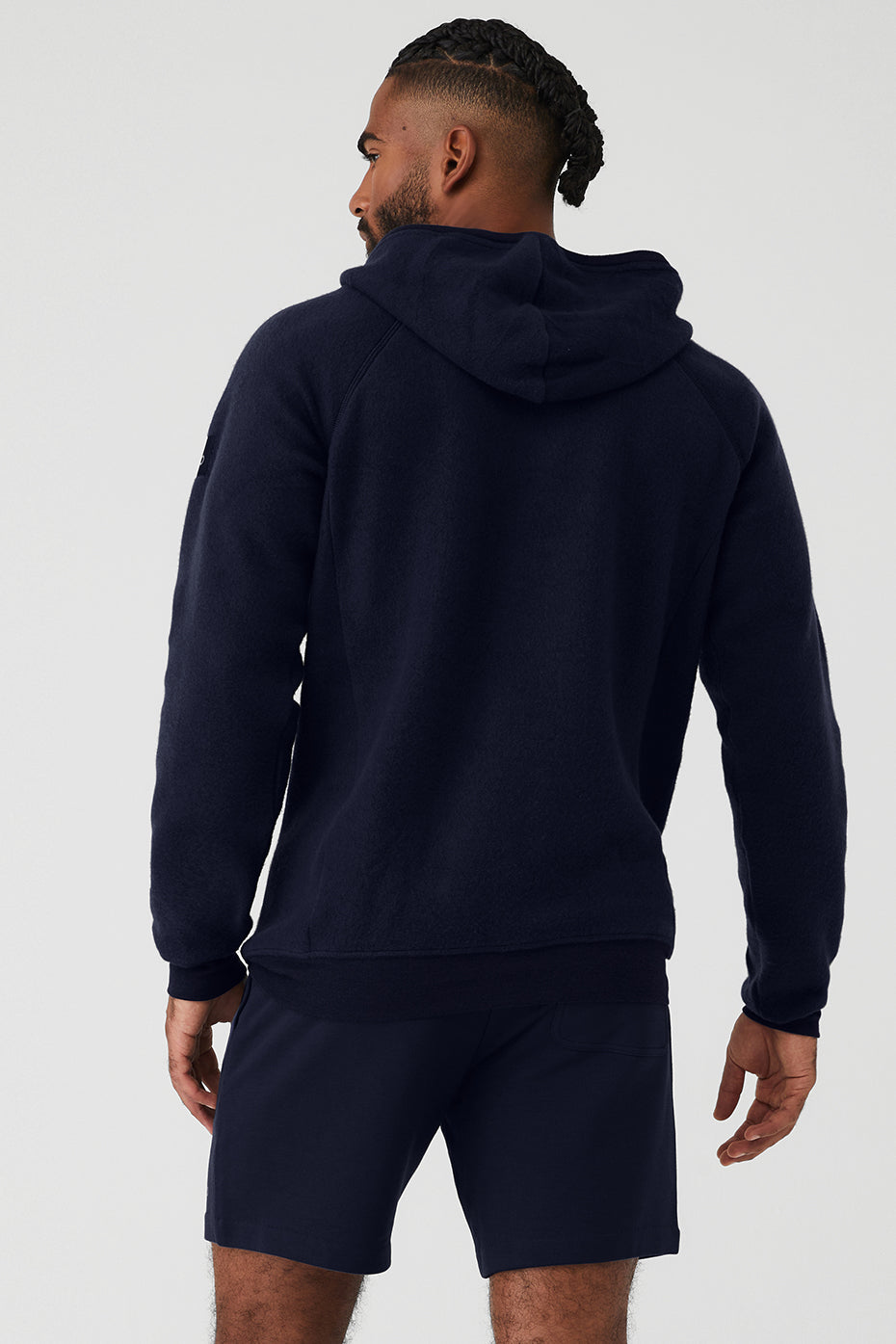 Navy Men's Alo Yoga The Triumph Hoodie | DAK-925674