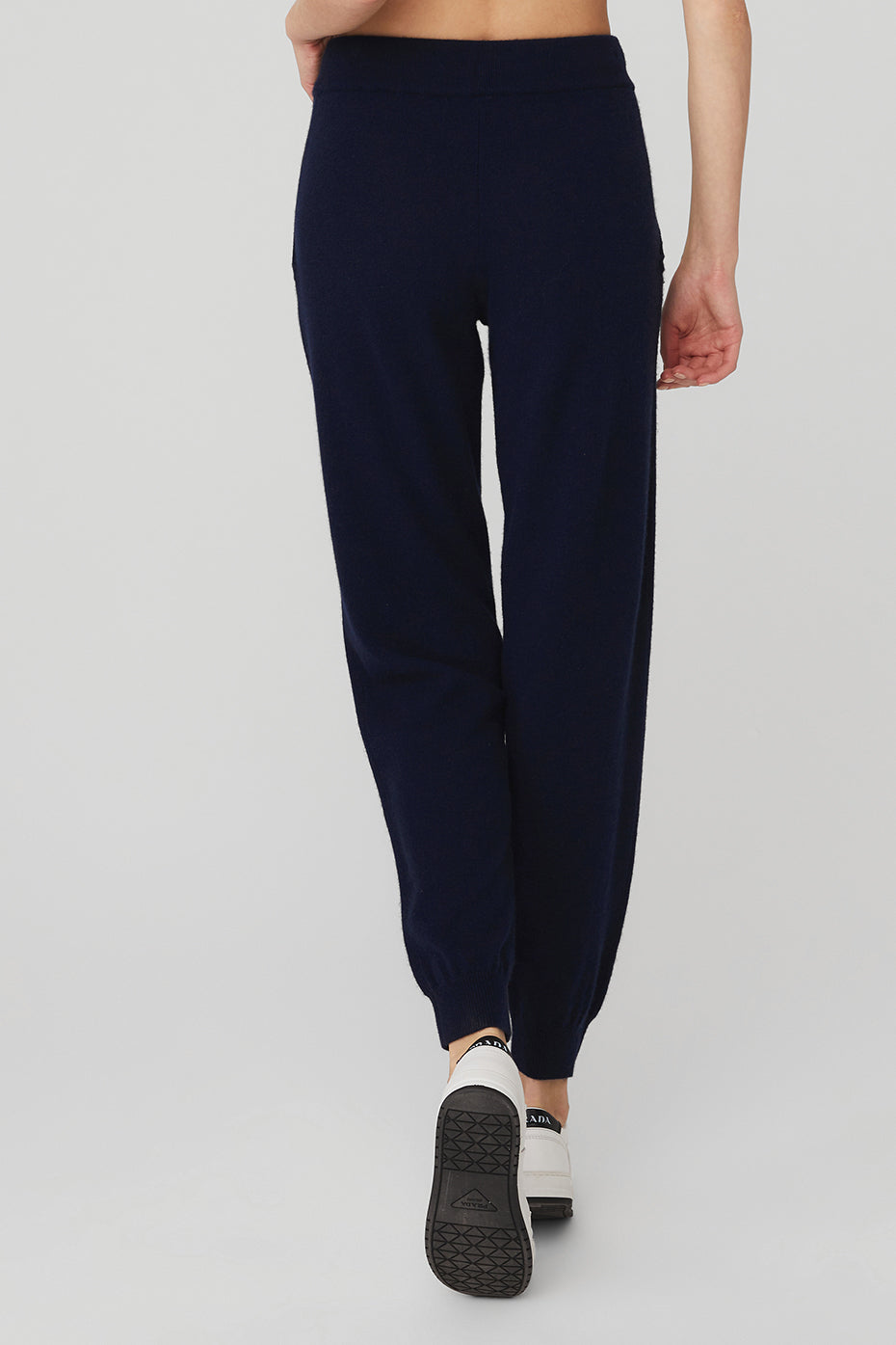 Navy Women's Alo Yoga High-Waist Cashmere Jet Set Sweatpants | EGH-743298