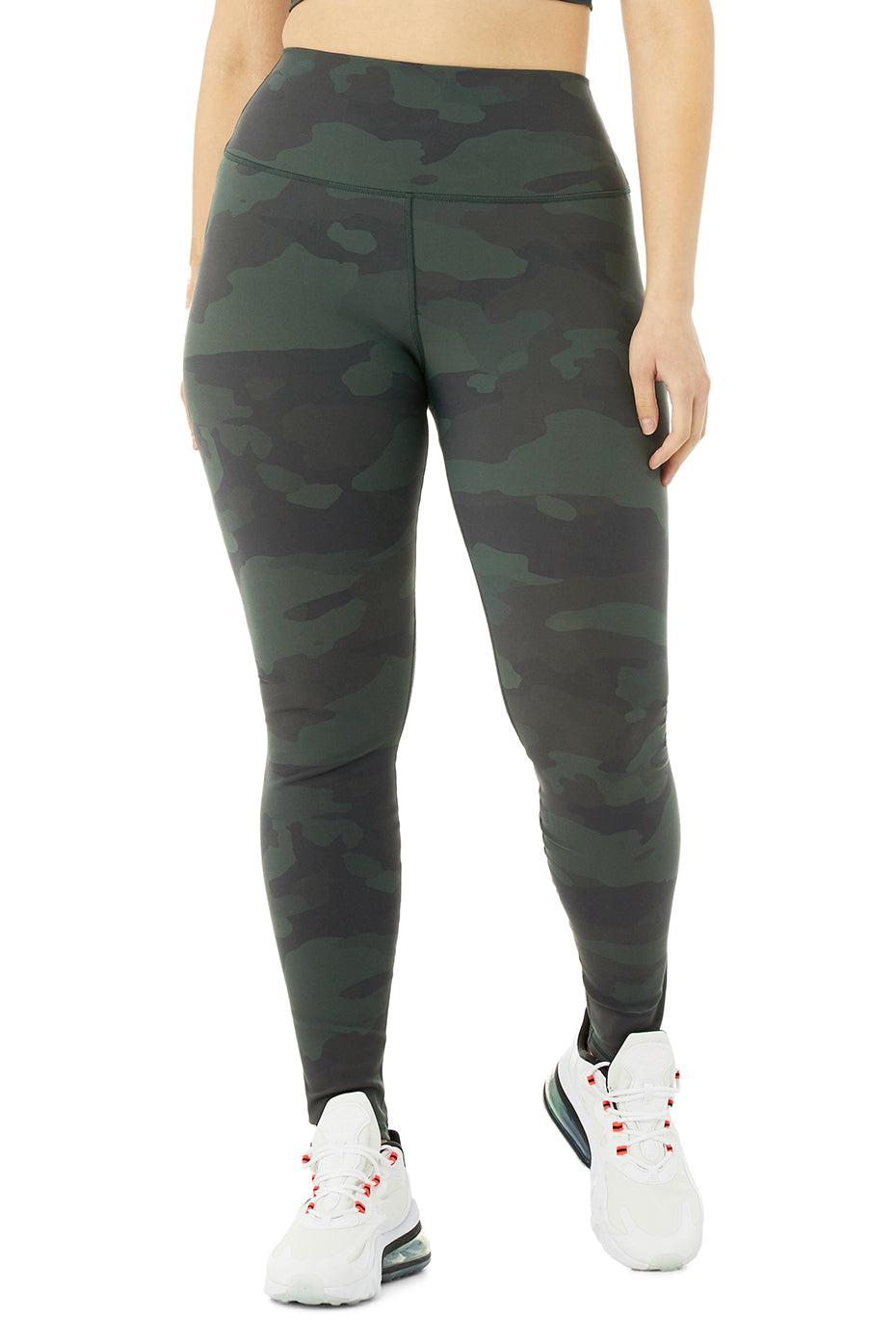 Obsidian Green Women's Alo Yoga High-Waist Vapor Leggings | YOB-735490