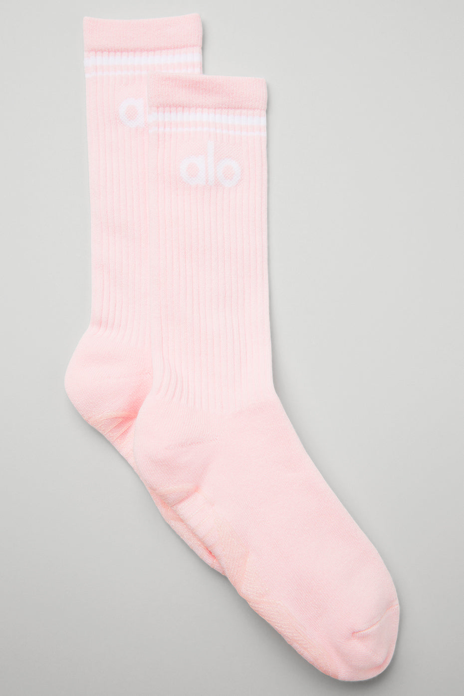 Pink / White Women\'s Alo Yoga Throwback Barre Socks | MDF-628405