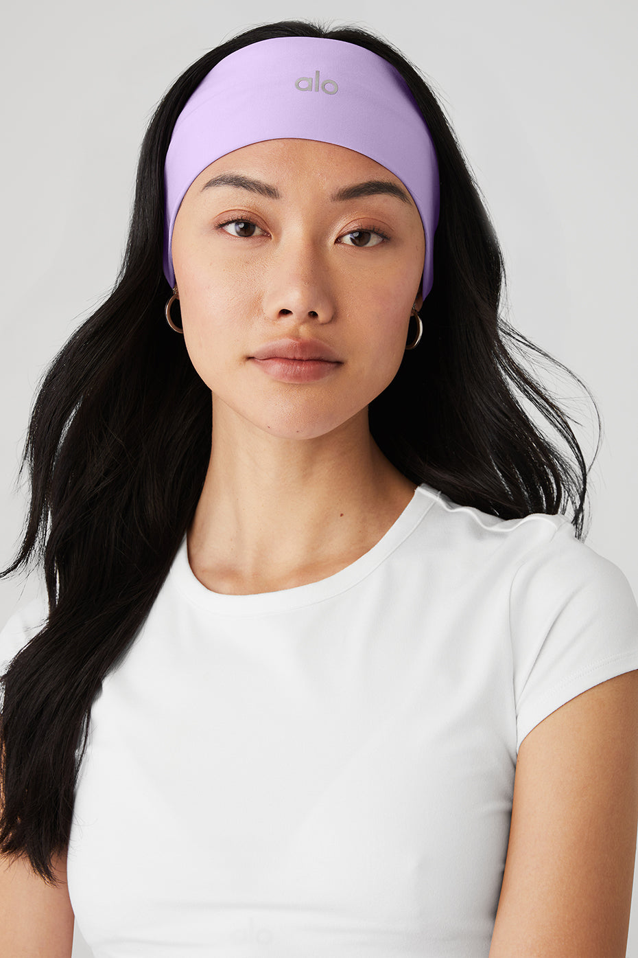 Purple Women's Alo Yoga Airlift Headband Hair Accessories | JHE-243175