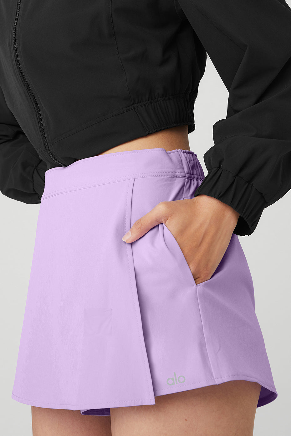 Purple Women's Alo Yoga Clubhouse Skort Shorts | HQO-160285