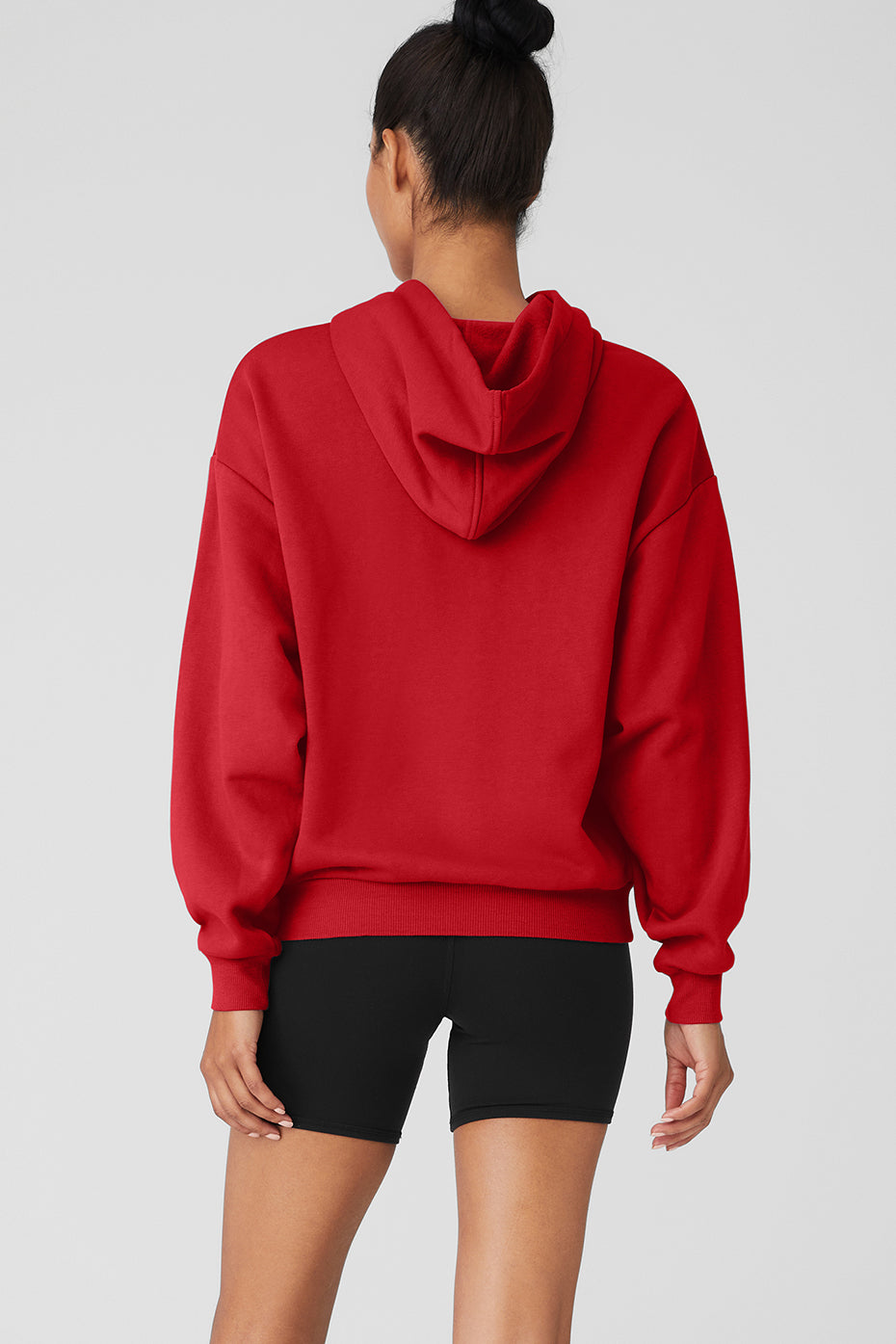 Red Women's Alo Yoga Accolade Hoodie | QBY-846750