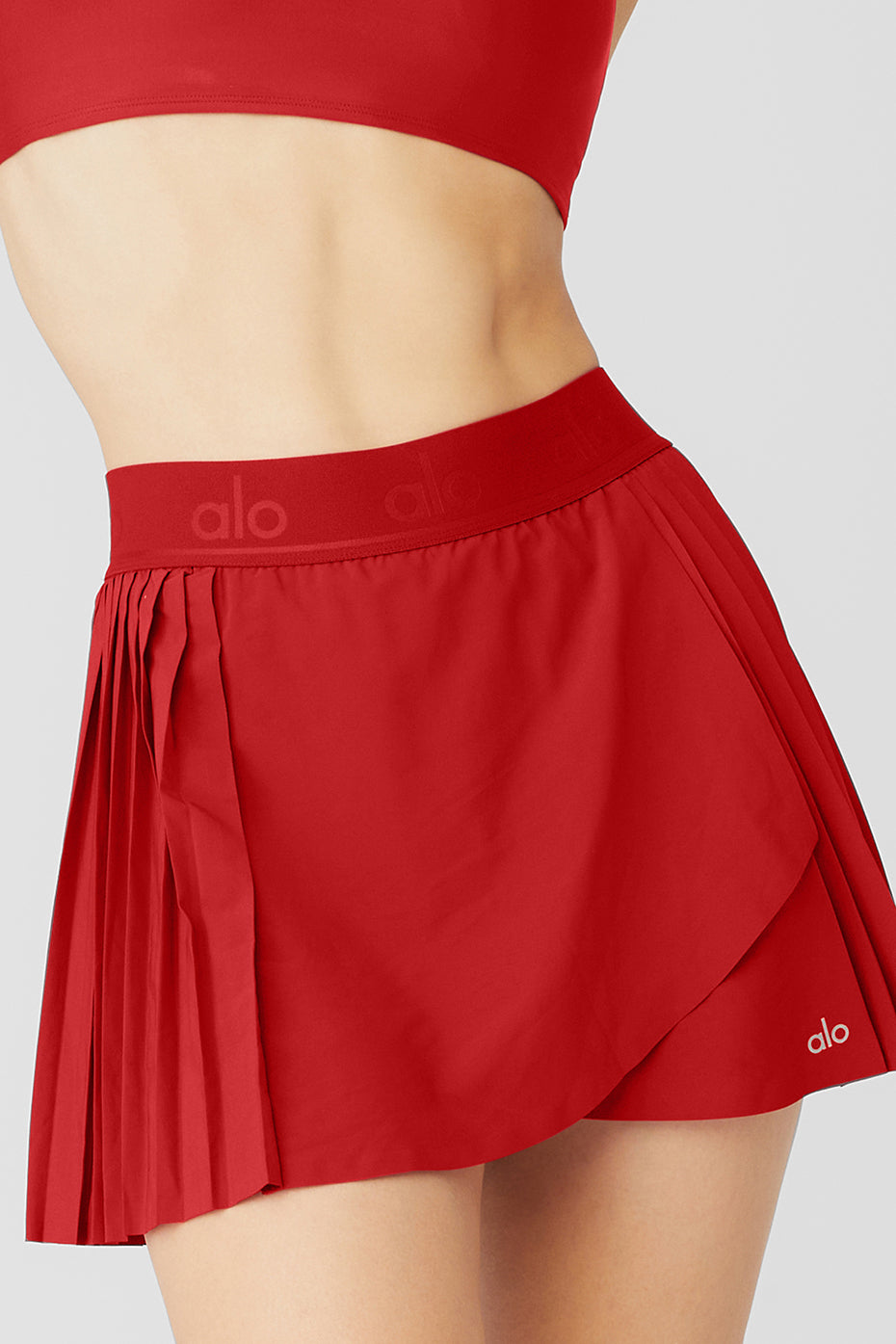 Red Women's Alo Yoga Aces Tennis Skirts | RXZ-264173