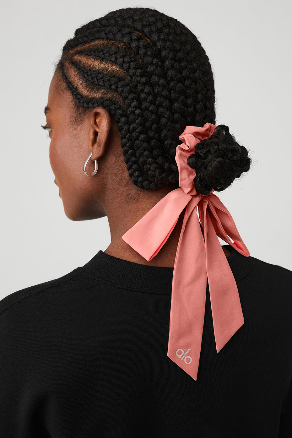 Rose Pink Women's Alo Yoga Love Knots Tie Scrunchie Hair Accessories | ZMD-321965