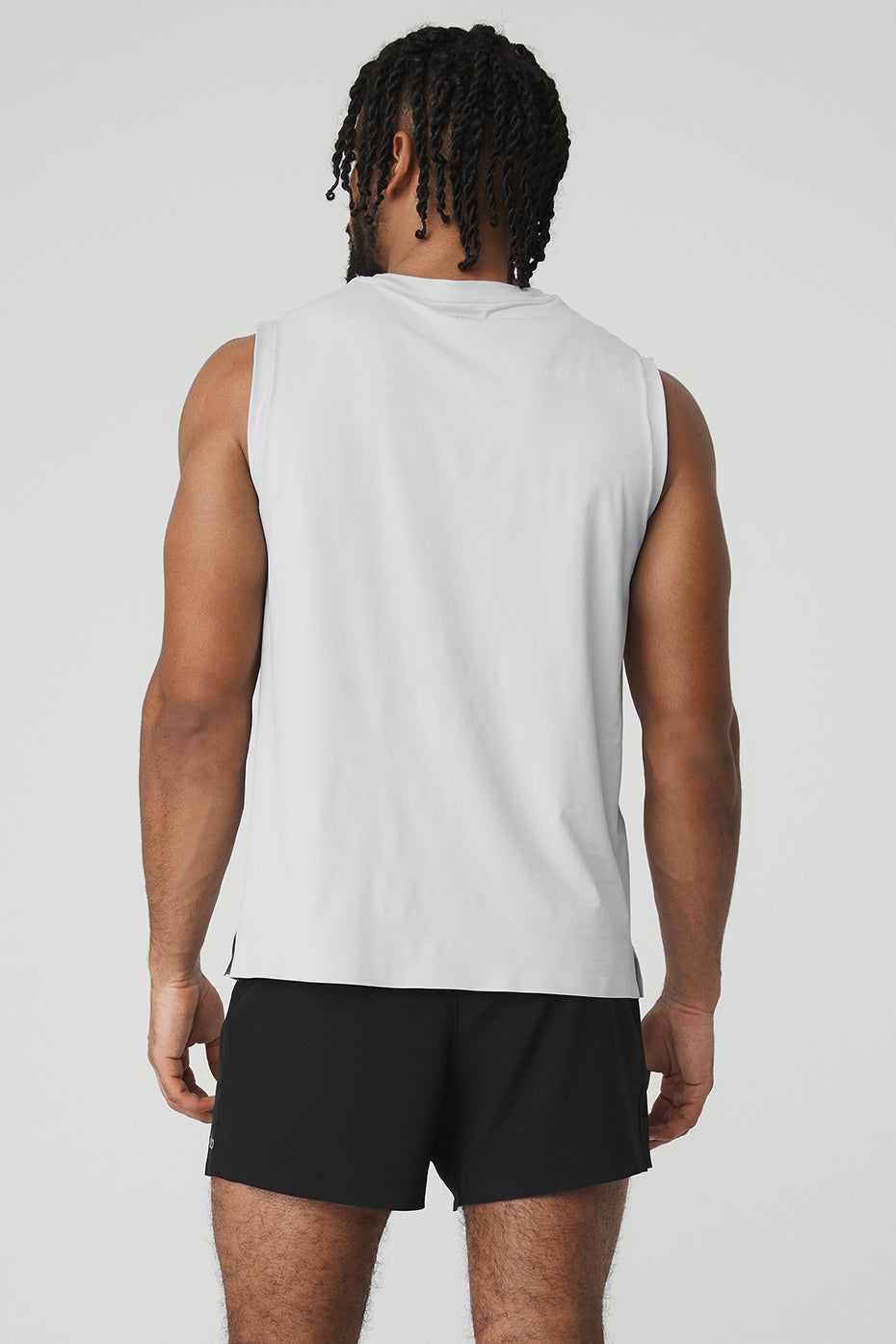 Titanium Men's Alo Yoga Idol Performance Tanks | IHN-148659