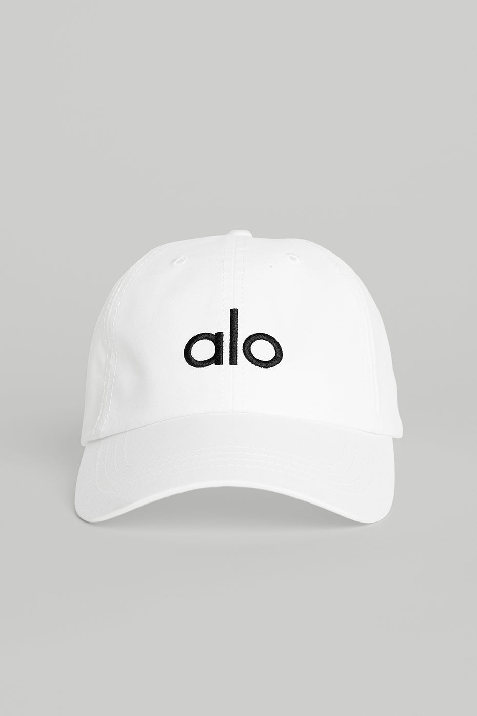 White / Black Unisex Alo Yoga Off-Duty Hats | PQT-734961