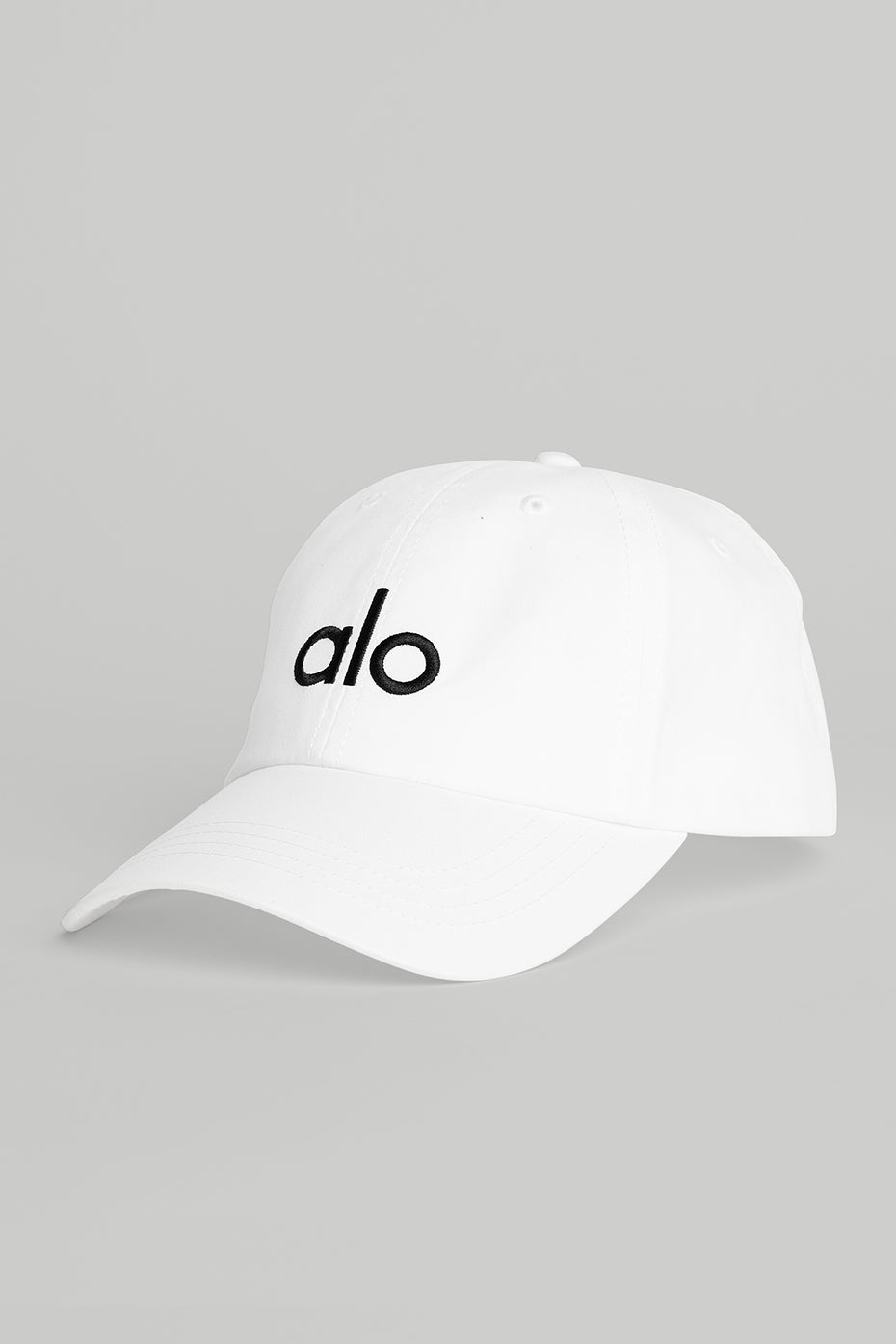 White / Black Unisex Alo Yoga Off-Duty Hats | PQT-734961