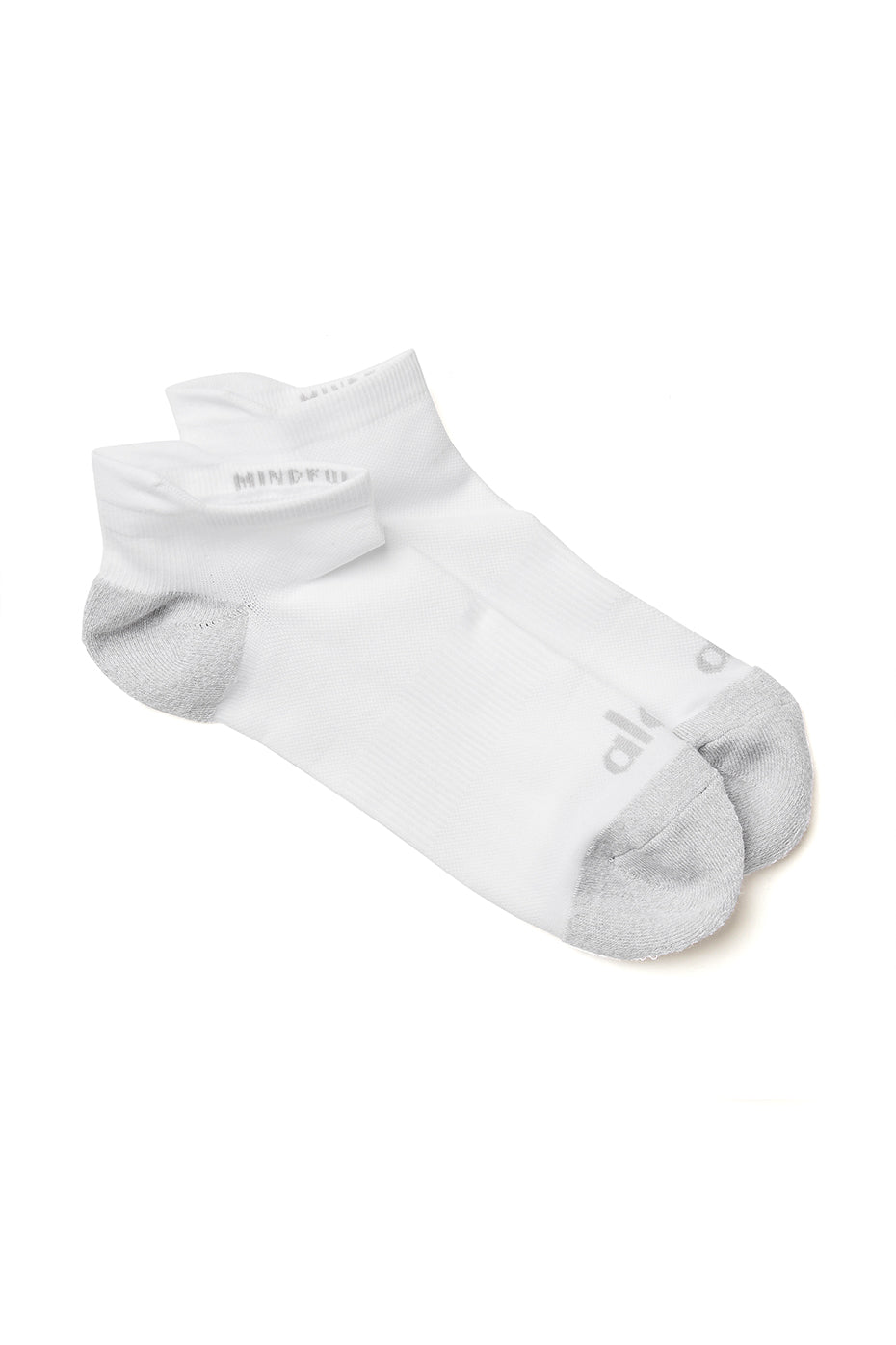 White / Grey Men\'s Alo Yoga Performance Tab Socks | ELQ-759213