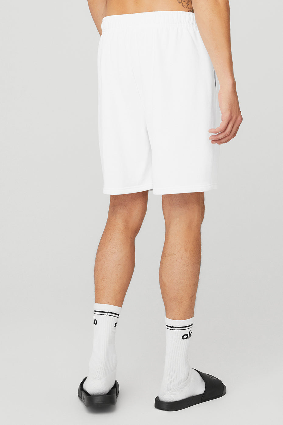 White Men's Alo Yoga Accolade Sweat Shorts | PKT-039471