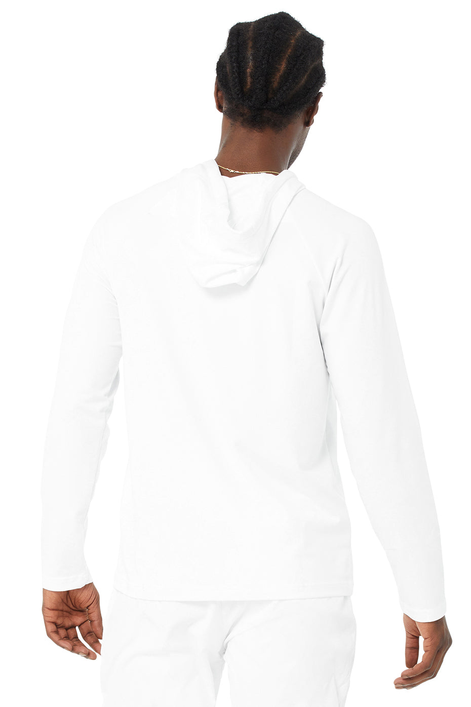 White Men's Alo Yoga The Conquer Hoodie | HZQ-259608