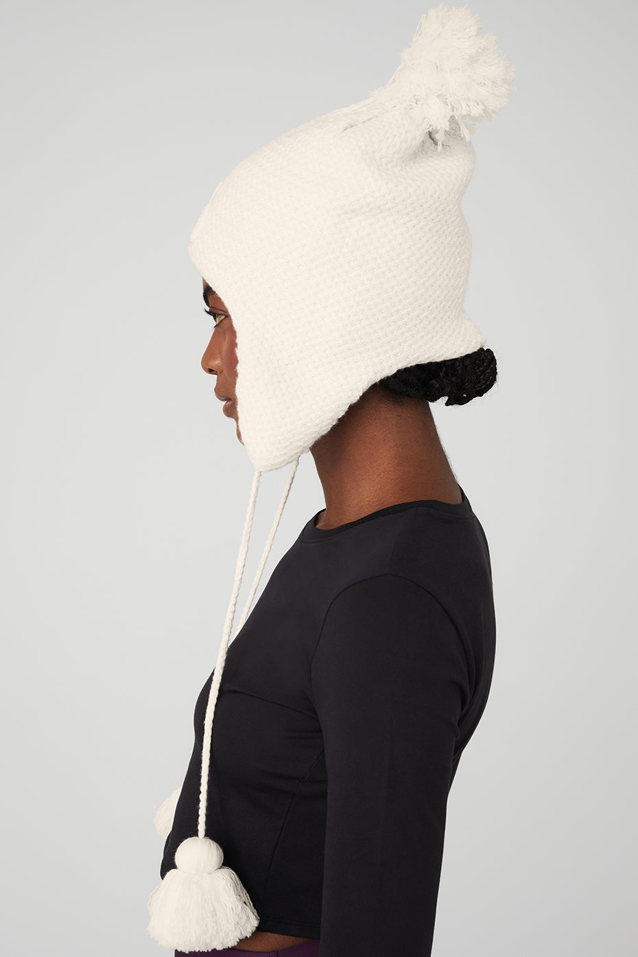 White Unisex Alo Yoga Cool Skies Earflap Hats | LZS-307914