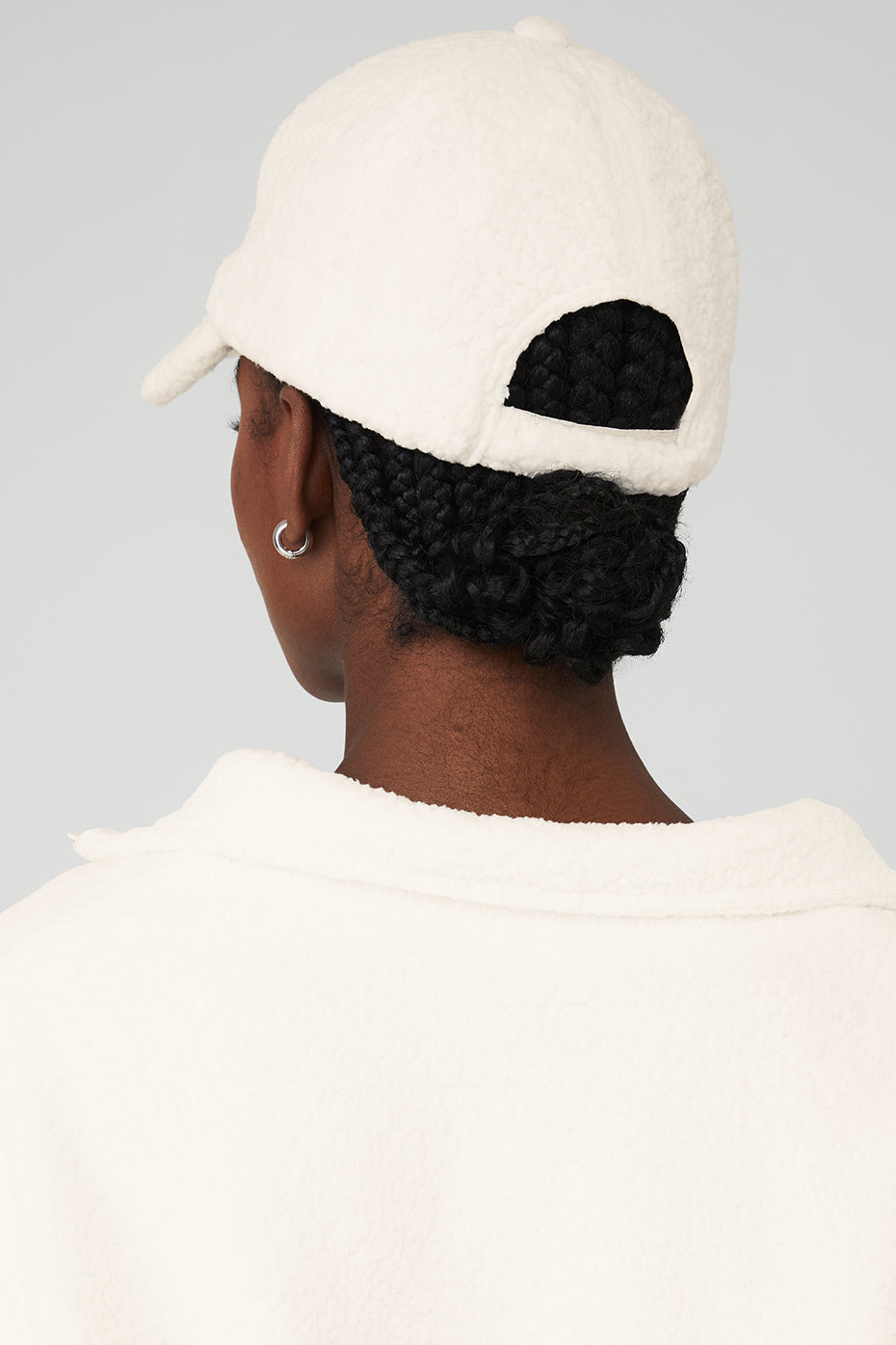 White Unisex Alo Yoga Micro Sherpa Off-Duty Hats | YEW-136278