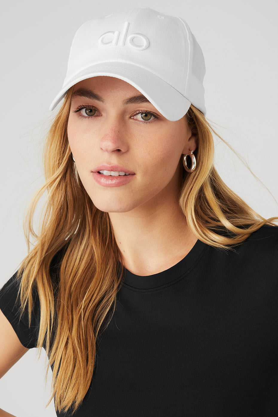 White Unisex Alo Yoga Off-Duty Hats | SBH-452381