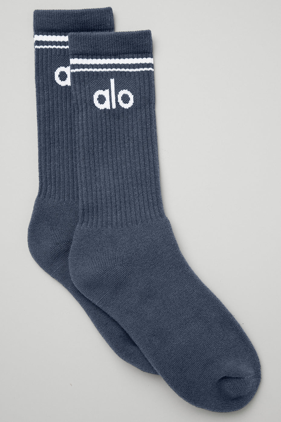 White Unisex Alo Yoga Throwback Socks | AOE-538079