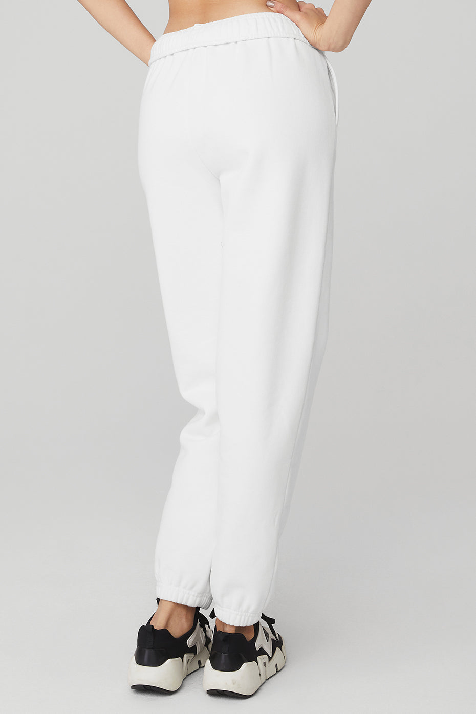 White Women's Alo Yoga Accolade Sweatpants | AKF-425698