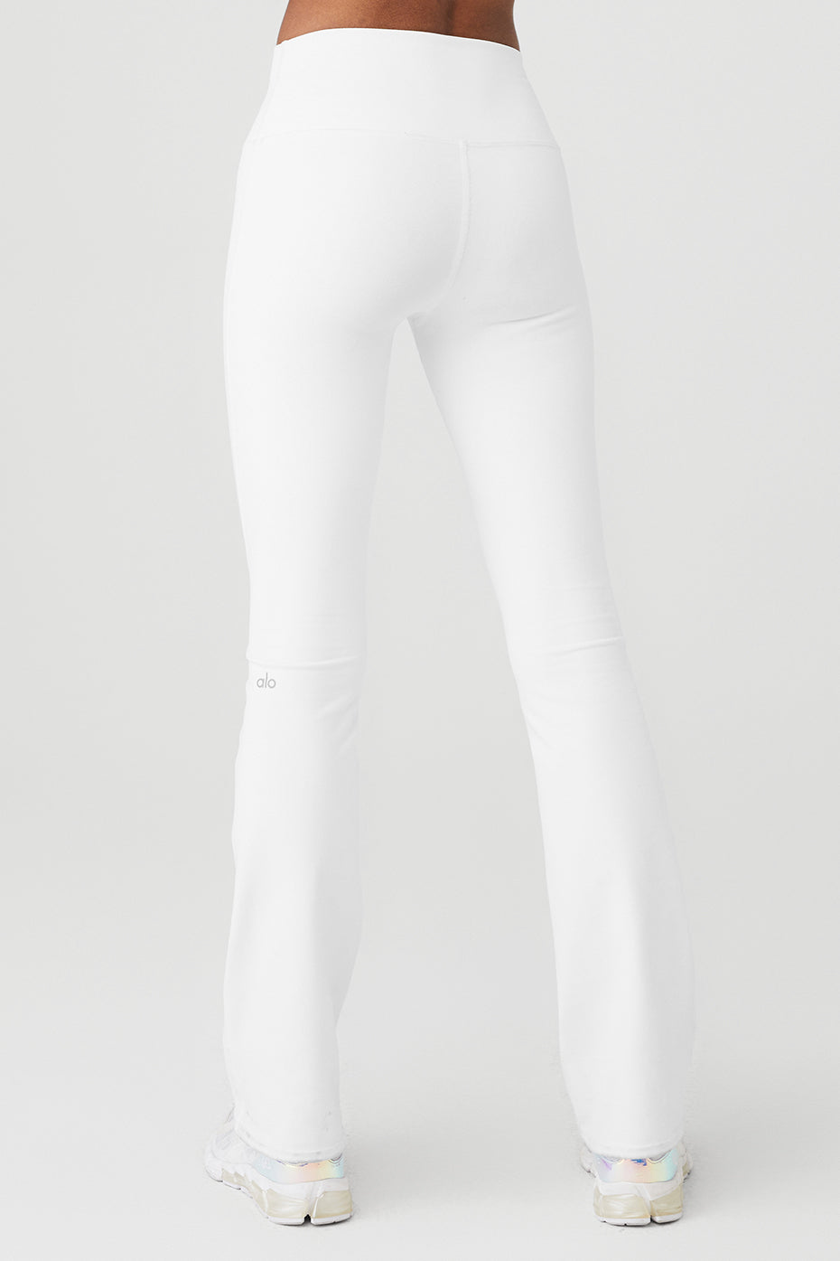 White Women's Alo Yoga Airbrush High-Waist Bootcut Leggings | LSN-905731