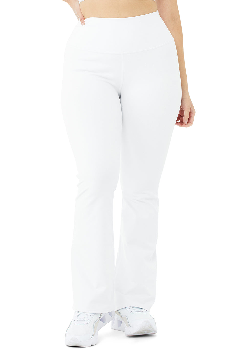 White Women's Alo Yoga Airbrush High-Waist Bootcut Leggings | LSN-905731