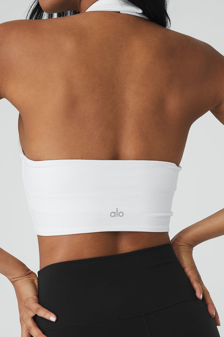 White Women's Alo Yoga Airbrush Millennial Bras | JAF-608943