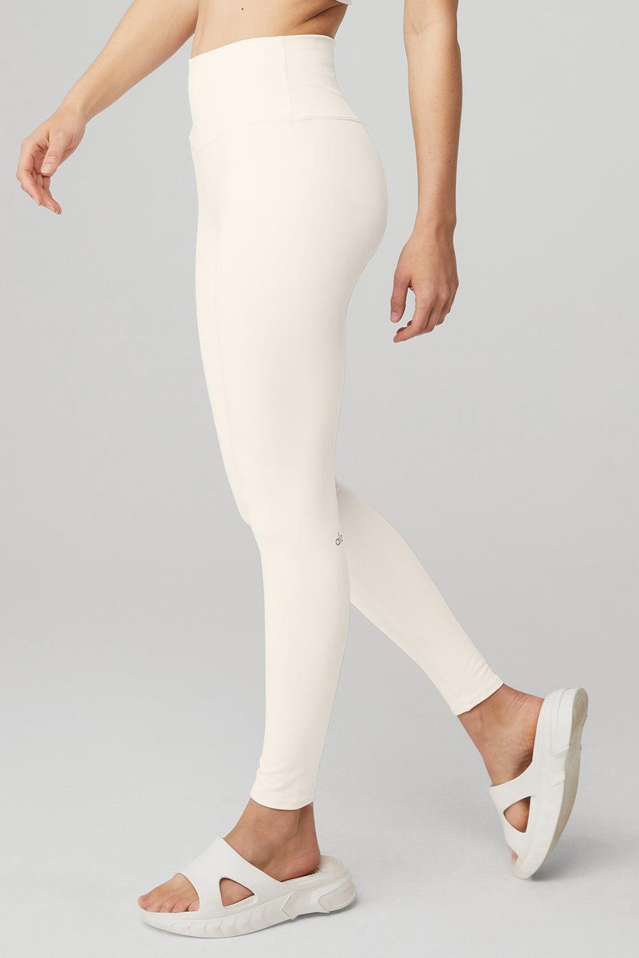 White Women's Alo Yoga High-Waist Airbrush Leggings | GJX-092687