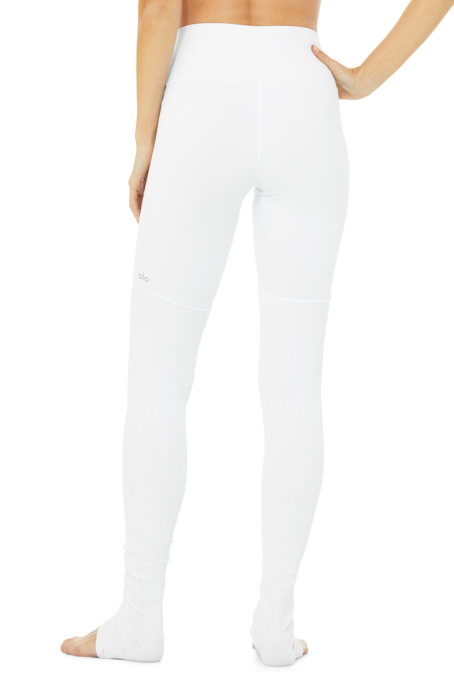 White Women's Alo Yoga High-Waist Goddess Leggings | HUQ-679582